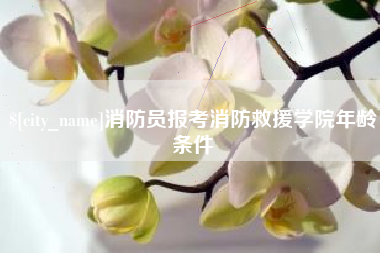 湖北消防员报考消防救援学院年龄条件