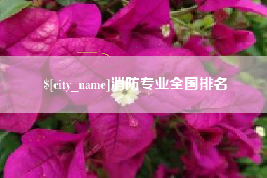湖北消防专业全国排名