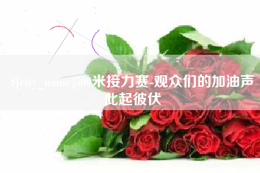 湖北500米接力赛-观众们的加油声此起彼伏