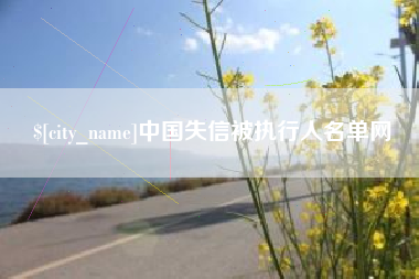 湖北中国失信被执行人名单网