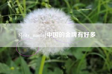 湖北中国的金牌有好多