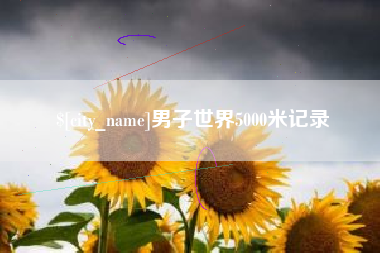 湖北男子世界5000米记录