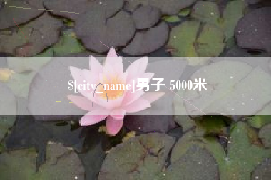 湖北男子 5000米