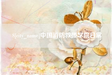 湖北中国消防救援学院日常