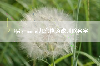 湖北九宫格游戏叫啥名字