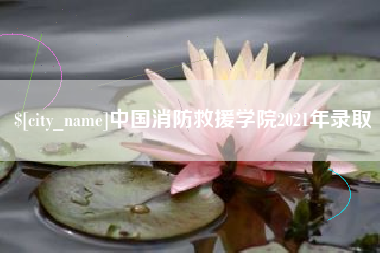 湖北中国消防救援学院2021年录取