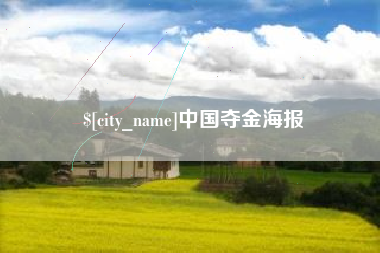 湖北中国夺金海报