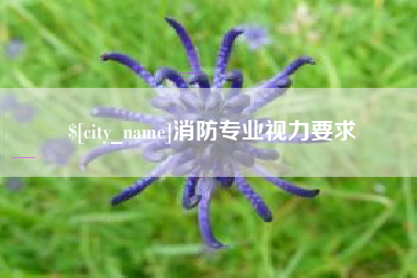 湖北消防专业视力要求