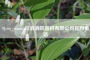 湖北川消消防器材有限公司官网电话