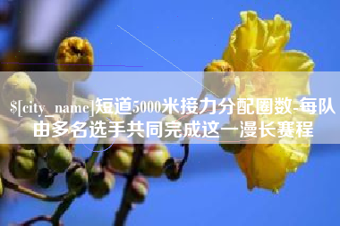 湖北短道5000米接力分配圈数-每队由多名选手共同完成这一漫长赛程