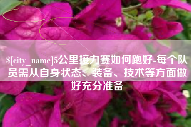 湖北5公里接力赛如何跑好-每个队员需从自身状态、装备、技术等方面做好充分准备