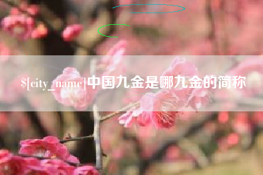 湖北中国九金是哪九金的简称