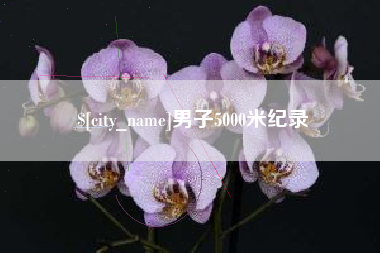 湖北男子5000米纪录
