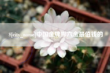 湖北中国金牌哪六金最值钱的