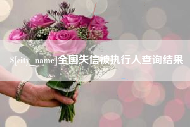 湖北全国失信被执行人查询结果