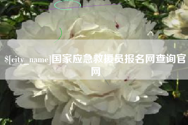 湖北国家应急救援员报名网查询官网