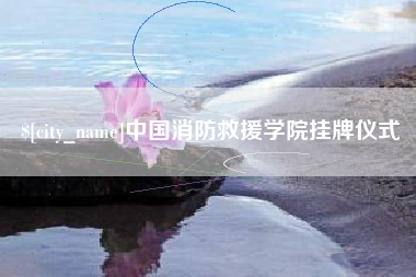 湖北中国消防救援学院挂牌仪式