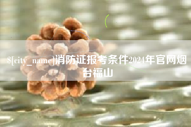湖北消防证报考条件2024年官网烟台福山