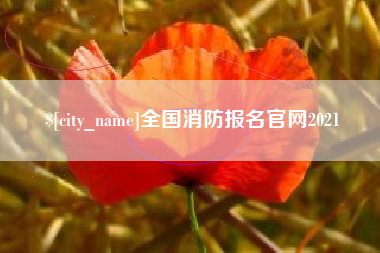 湖北全国消防报名官网2021